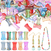 800Pcs Transparent Acrylic Beads OACR-PA0001-98C-1