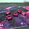 Transparent Pointed Back Resin Rhinestone Cabochons CRES-WH0002-08F-1