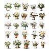 Potted Plant PET Stickers Set DIY-Z037-01A-3