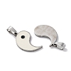 201 Stainless Steel Split Pendants STAS-Q342-17P-2
