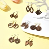 DIY Leaf Dangle Earring Making Kits DIY-FS0008-63B-7