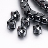 Non-magnetic Synthetic Hematite Beads Strands G-P341-10-5x4mm-1