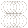 10Pcs Iron Ring for DIY Woven Net/Web with Feather IFIN-SP0001-56A-P-1