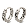 Rack Plating Brass Micro Pave Cubic Zirconia Hoop Earrings EJEW-H016-20P-2