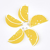 Resin Pendants X-RESI-T028-56C-1