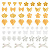100G Transparent & Opaque Acrylic Beads TACR-TA0001-57B-1