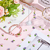 36Pcs 3 Colors Acrylic Charms KY-SC0002-45-4