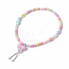 Kids Acrylic Pendant Necklaces NJEW-JN02615-M-2