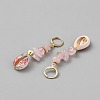 Alloy Shell Shape Leverback Earrings EJEW-WH0004-194D-2