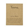 12 Constellation Theme Cardboard Jewelry Display Cards AJEW-TAC0003-10K-1