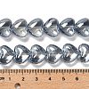 Electroplate Glass Beads Strands X-EGLA-B008-01A-PL01-4