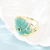 Natural Amazonite Cuff Rings GG-CBA5FCC-04G-05-3