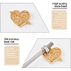 Stamping Embossing Soldering Brass with Stamp AJEW-WH0123-022-5