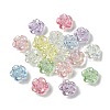 UV Plating Iridescent Transparent Acrylic Beads LS-OACR-O006-07D-1