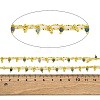 Handmade Faceted Natural Apatite Beaded Chains CHC-L050-01G-04-2