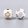 Plating Acrylic Beads X-PACR-Q113-01-2