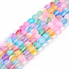 Synthetic Moonstone Beads Strands G-E573-01B-13-1