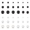 ANATTASOUL 18 Pairs 18 Style ABS Plastic Imitation Pearl Stud Earrings for Women EJEW-AN0002-70-1