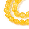 Dyed Natural White Jade Beads Strands G-T139-6mm-60-07-3