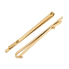 304 Stainless Steel Hair Bobby Pins Findings STAS-F329-02D-G-2
