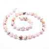 Natural Pink Opal Beads Strands G-E569-C18-2