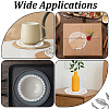 Flower Polyester Embroidery Lace Coasters AJEW-CN0007-46A-5