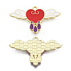 Alloy Enamel Pendants PALLOY-F286-12A-G-1