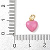 Brass Enamel Charms KK-P339-25G-03-3