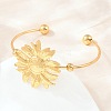 304 Stainless Steel Cuff Bangles SA-Z002-01G-02-3