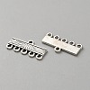 100Pcs Tibetan Style Alloy Chandelier Component Links FIND-WH0431-31B-2