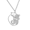 Stainless Steel Pendant Necklaces ZE1785-2-1