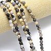 Natural Dendritic Opal Beads Strands G-R494-A23-02A-1