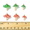 10Pcs 2 Colors Plastic Pendants KY-FS0001-34B-6