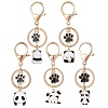 Alloy Enamel Keychain Pendant KEYC-JKC00745-1