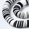Handmade Polymer Clay Beads Strands CLAY-R089-8mm-150-2