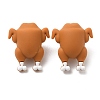 3D Thanksgiving Day Food Grade Silicone Focal Beads SL-CBA05A0-03-1