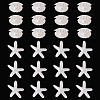 26Pcs 2 Styles UV Plating Ocaen Theme Transparent Resin Cabochons CRES-TA0001-54-10
