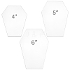 Acrylic Quilting Templates DIY-BC0014-52B-1