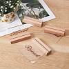 1 Set 12Pcs Transparent Acrylic Guest Reservation Table Number DIY-GO0003-16-4