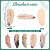 30Pcs 5 Colors Alloy Rhinestone Pendants KK-PH0013-78-2