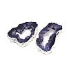 Dyed Natural Druzy Agate links G-R012-05S-02-2