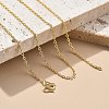 Brass Cable Chain Necklaces for Men Women NJEW-G160-05G-1