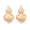 Brass Twister Clasps KK-Q074-14G-1