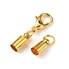Brass Lobster Claw Clasps FIND-WH0044-78G-2
