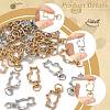 40Pcs 2 Colors Alloy Swivel Snap Hook Clasps FIND-FS0004-73E-3