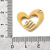 201 Stainless Steel Pendants STAS-A116-01G-06-3