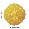 Self Adhesive Gold Foil Embossed Stickers DIY-WH0211-366-2