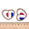 French Theme Printed Wood Pendants WOOD-N016-12-3