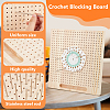 Rectangle Wood Crochet Blocking Board DIY-BC0013-51D-4