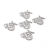 Tarnish Resistant 201 Stainless Steel Pendants STAS-S105-LA408-1-3